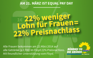 Kaffeegutschein für Frauen zum Equal Pay Day
