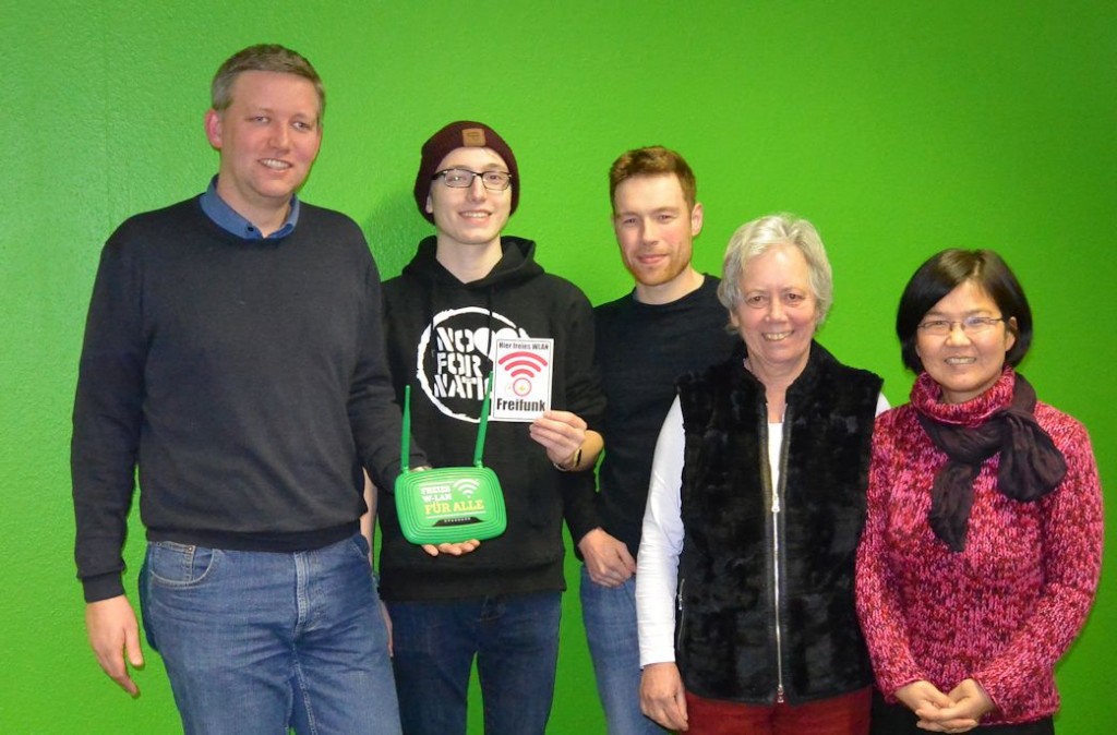 Thomas Möller, Felix Wöstmann, Tim Odendahl, Monika Sedlacek und Delia Korn