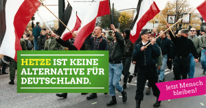 Hetze ist keine Alternative für Deutschland