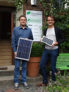 Setzen sich für Energiewende und Klimaschutz in Münster ein: Harald Nölle (Umweltforum, links) und Robin Korte (B90/Die Grünen, rechts)