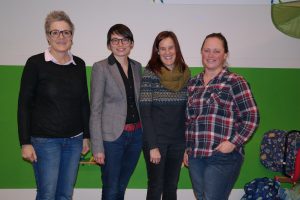 Yvonne Plöger, Karen Paterson, Josefine Paul und Sylvia Rietenberg (v.r.n.l.)