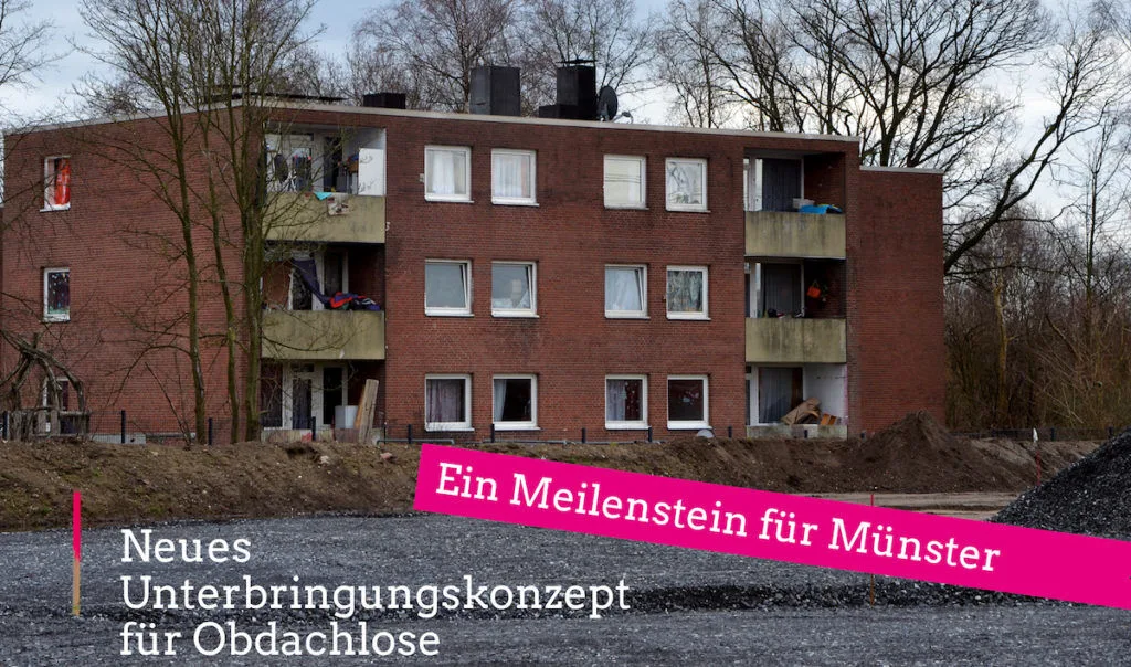 Neues Unterbringungskonzept für Obdachlose