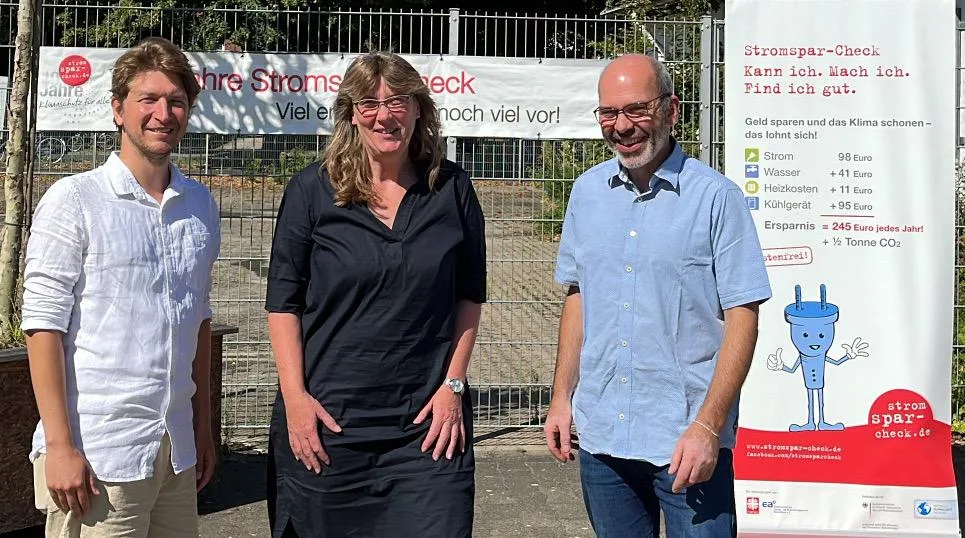 GRÜNE treffen Strom-Spar-Checker*innen der Caritas