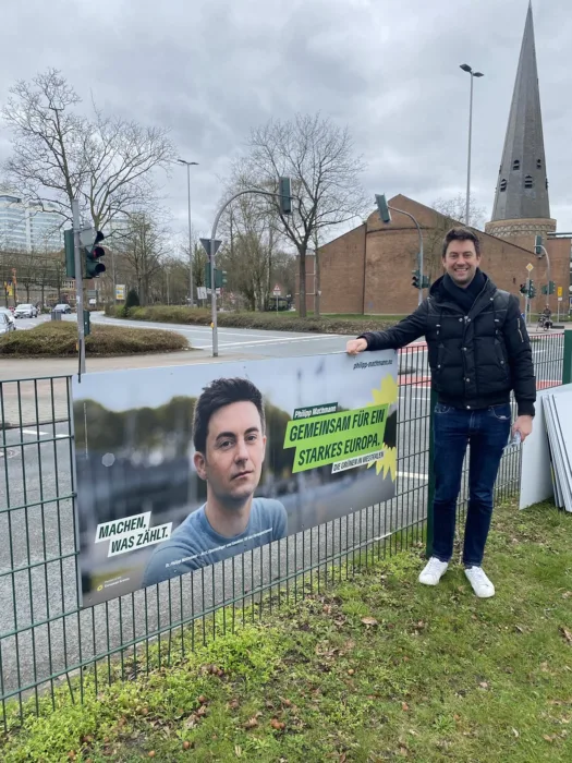 Philipp Mathmann startet grünen Europa-Wahlkampf