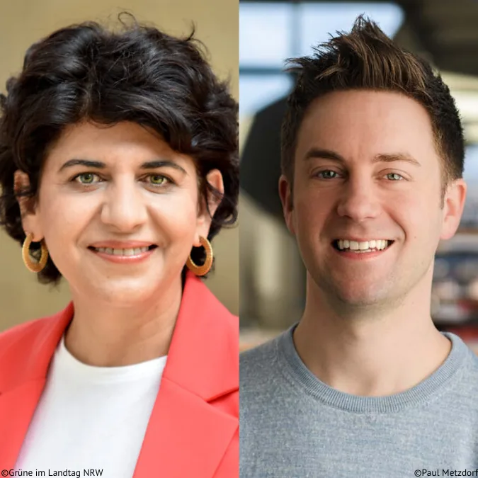 Berivan Aymaz und Philipp Mathmann