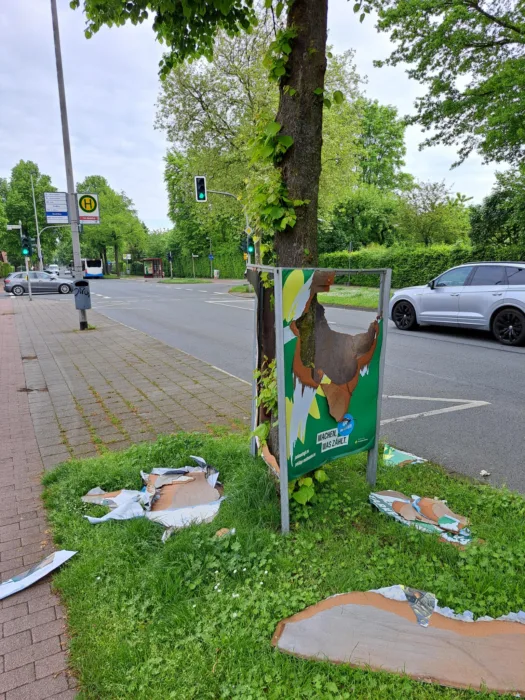 Grüne in Westfalen verurteilen massiven politischen Vandalismus 