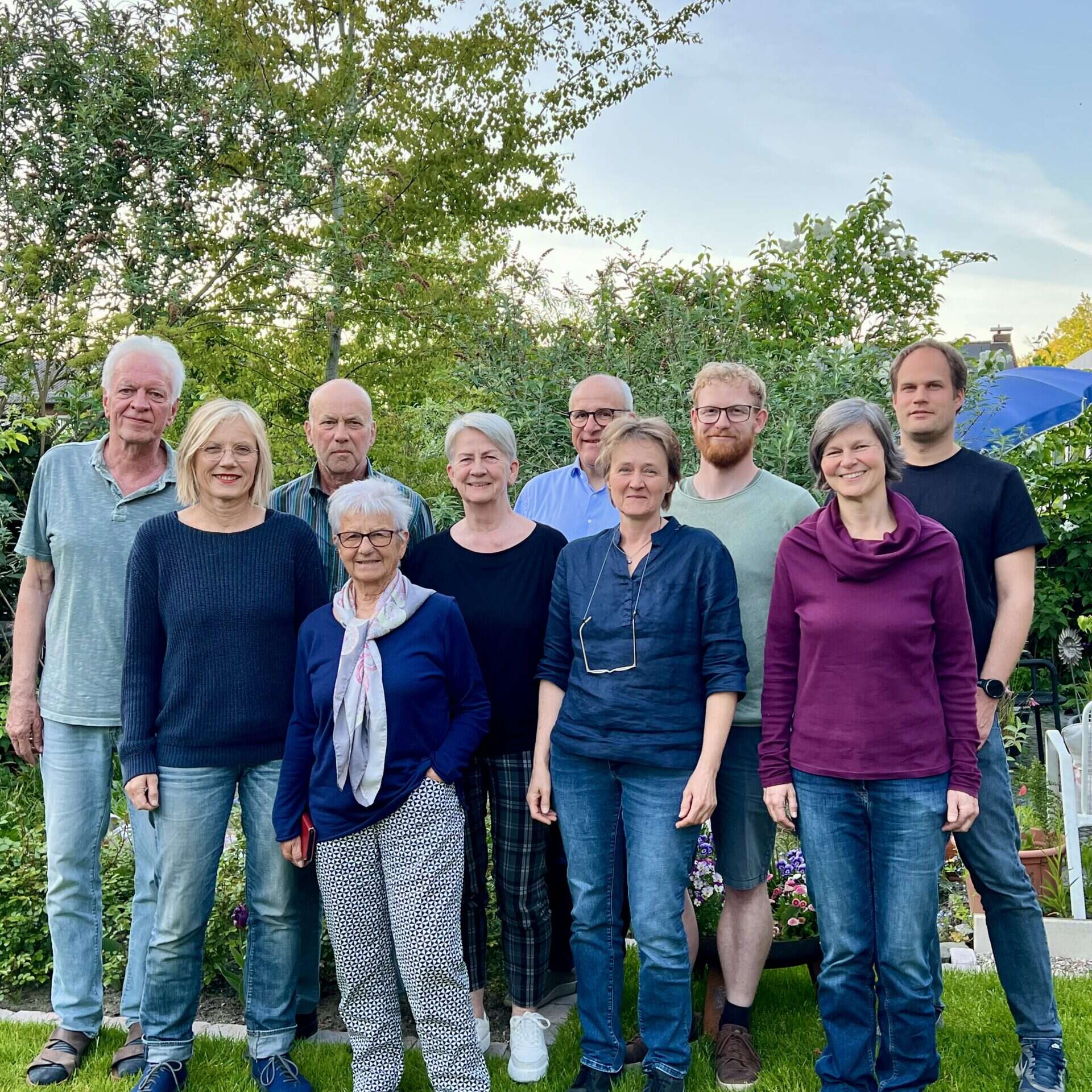 Grüne Kandidat*innen in Münsters Osten auf einem Gruppenfoto