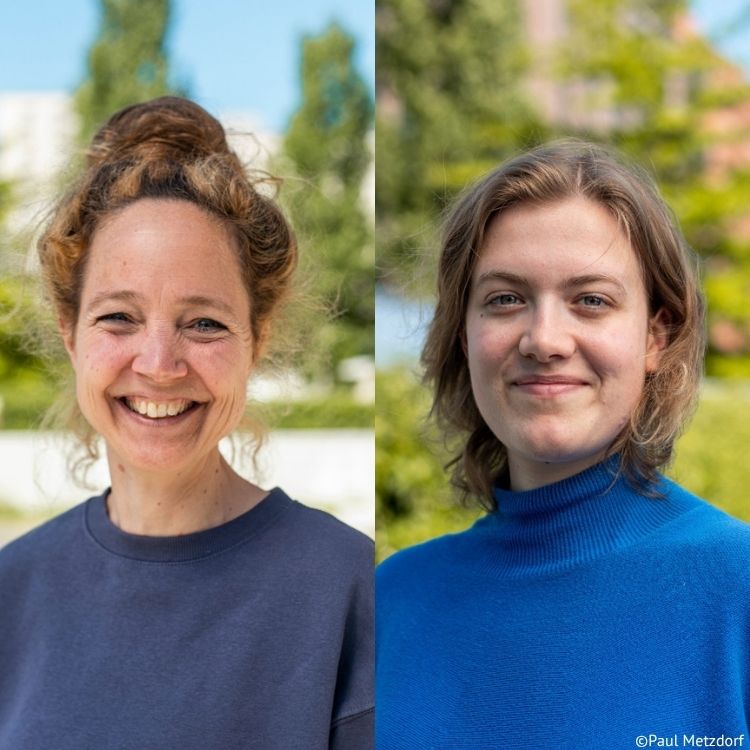 Anna Hünker und Mathilda Harbering