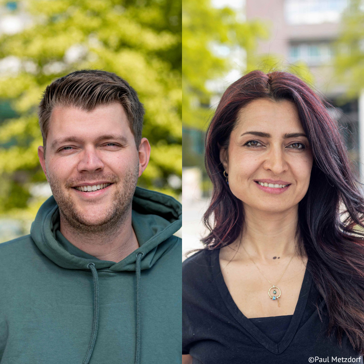 Simon Haack und Medya Mustafa