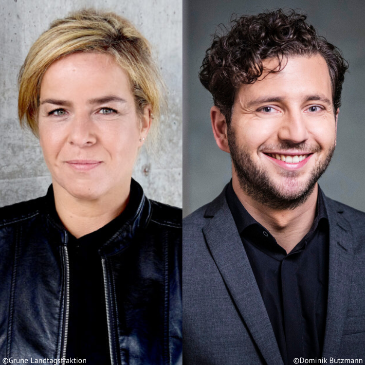 Mona Neubaur und Felix Banaszak