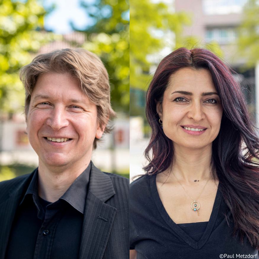 Jörg Rostek und Medya Mustafa