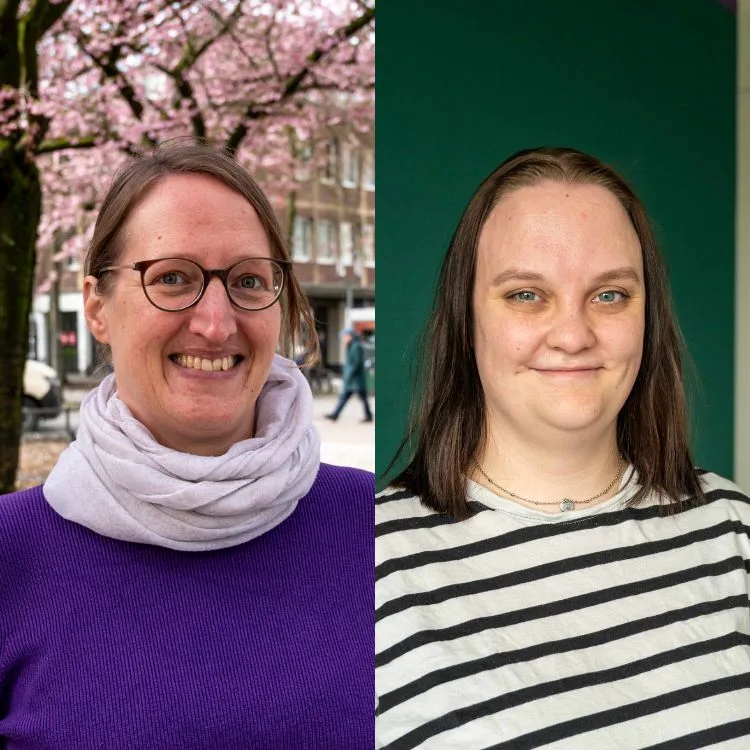 Birgit Wolters und Miriam Adomeit