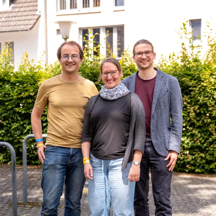 Robin Korte, Birgit Wolters und Richard Mannwald