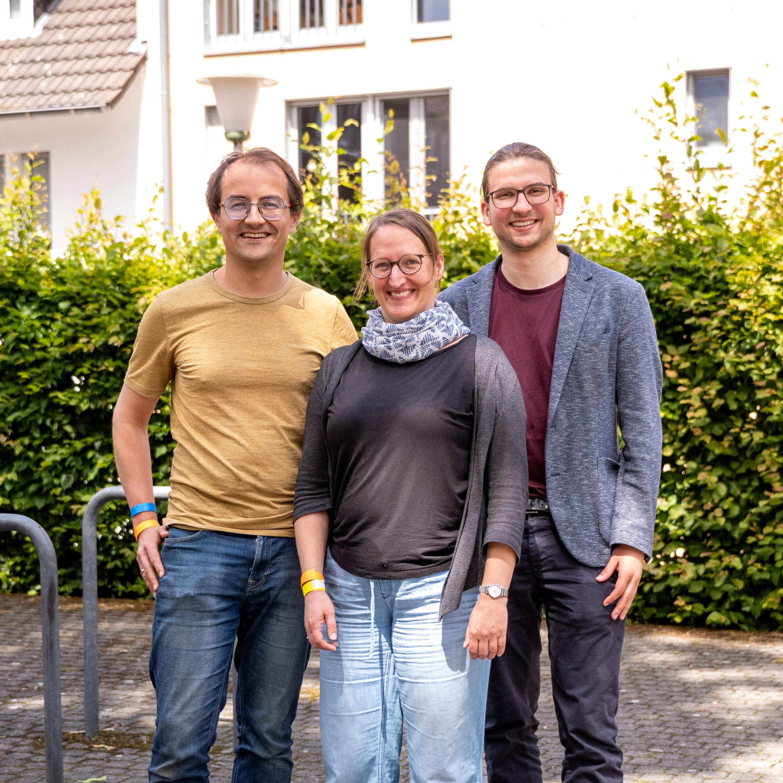 Robin Korte, Birgit Wolters und Richard Mannwald