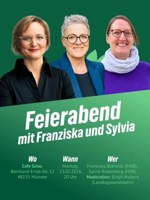 Feierabend mit Franziska und Sylvia am 13. Juli im Café Grisu