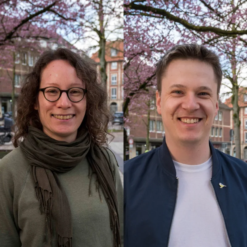 Sonja Völker und Tobias Stieb